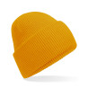 Winter hat - MOD. B385R:Mustard, 100% polyester (Ash, Granite, Cloud Grey, One Size
